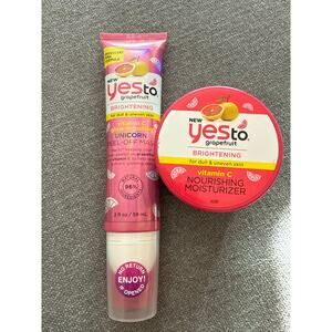 New Yes to Grapefruit Brightening‎ Mask & Nourishing Moisturizer Set
